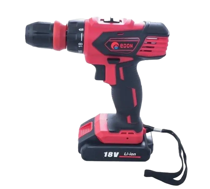 Акумуляторний шуруповерт Edon AD-18CUN, швидкознімний патрон