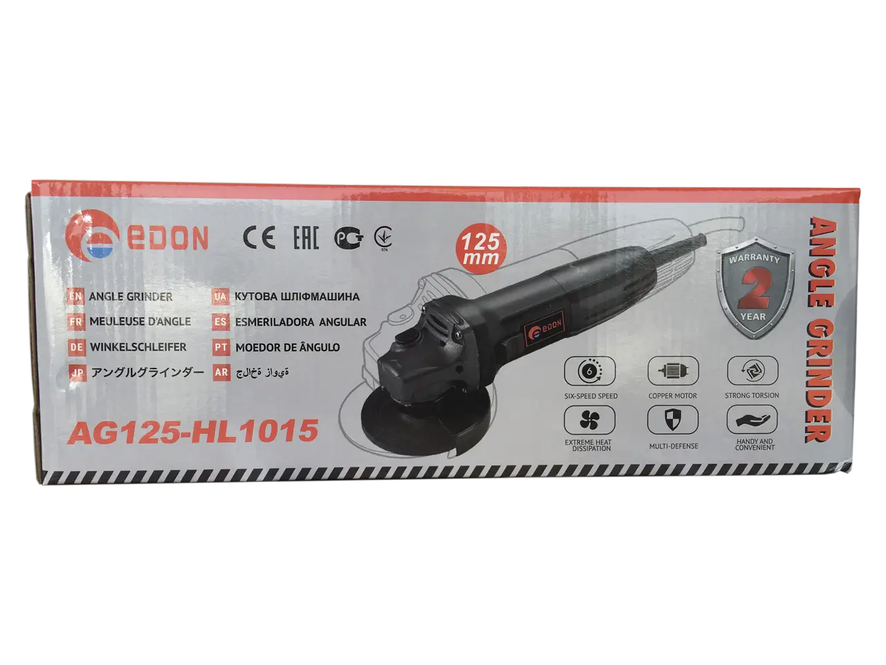 Кутошліфувальна машина EDON AG-125/HL1015 - Зображення 4