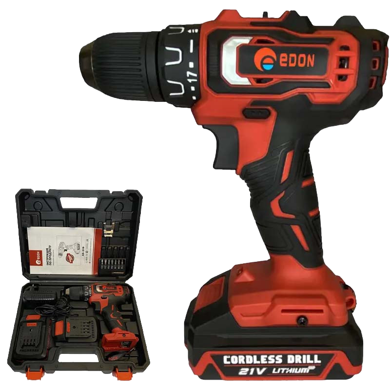 Акумуляторний шуруповерт Edon AD-21D