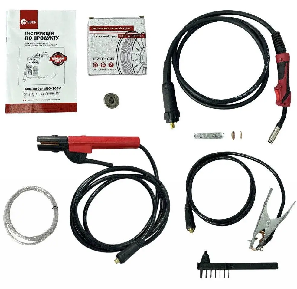 Інверторний зварювальний напівавтомат EDON MIG-308V - Зображення 4