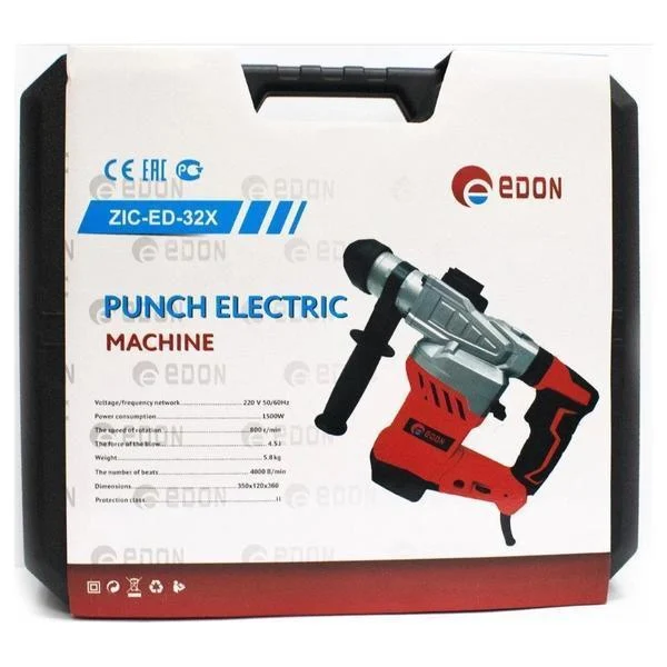 Перфоратор бочковий EDON ED-32X - Зображення 4