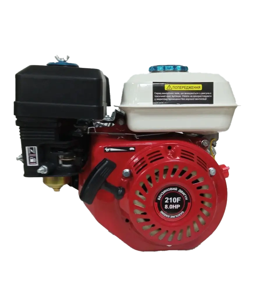 Двигун бензиновий чотиритактний EDON ED-210/8.0HP (шпонка, вал 19 мм)