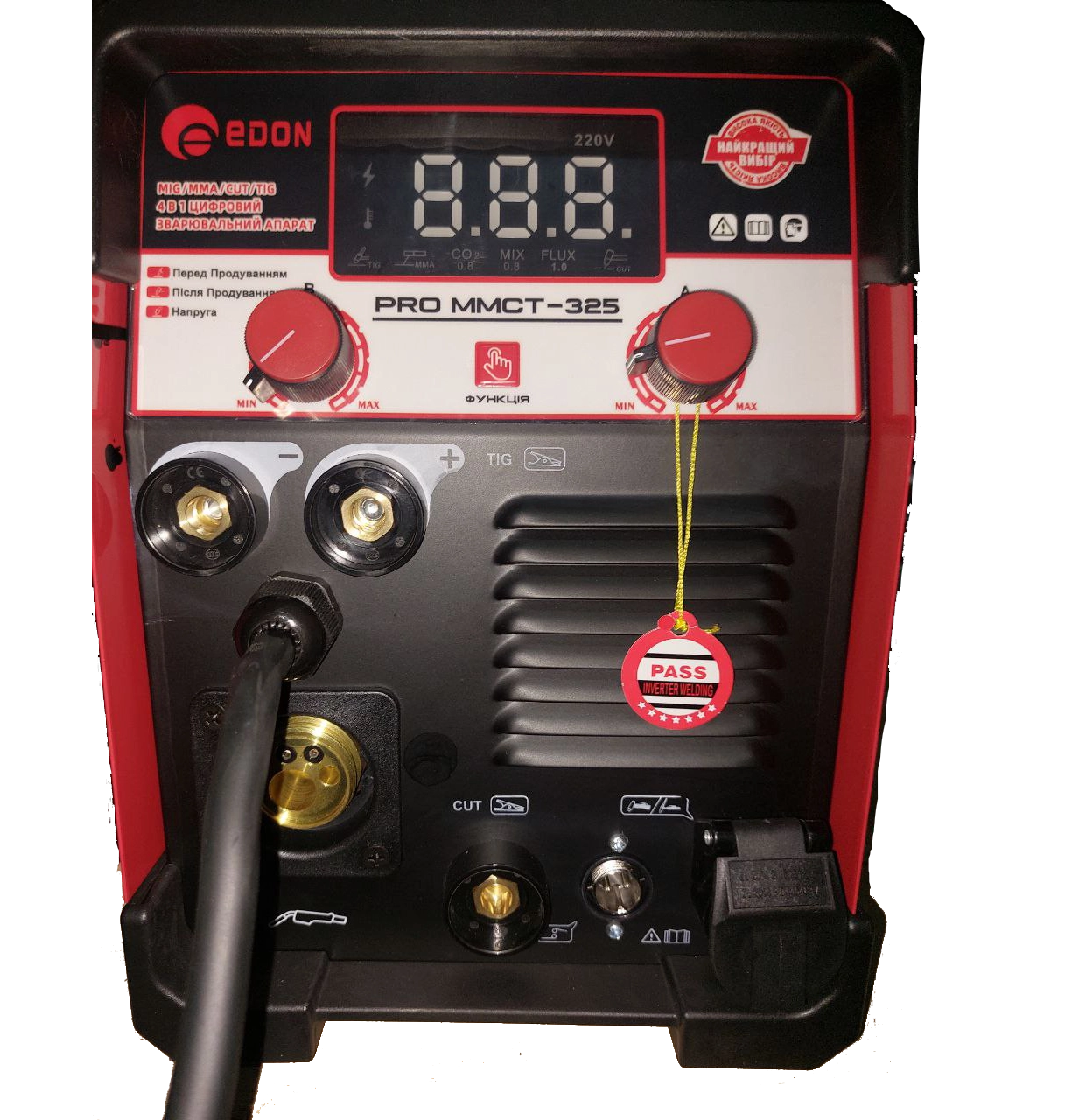 Багатофункціональний зварювальний інвертор Edon PRO MMCТ-325