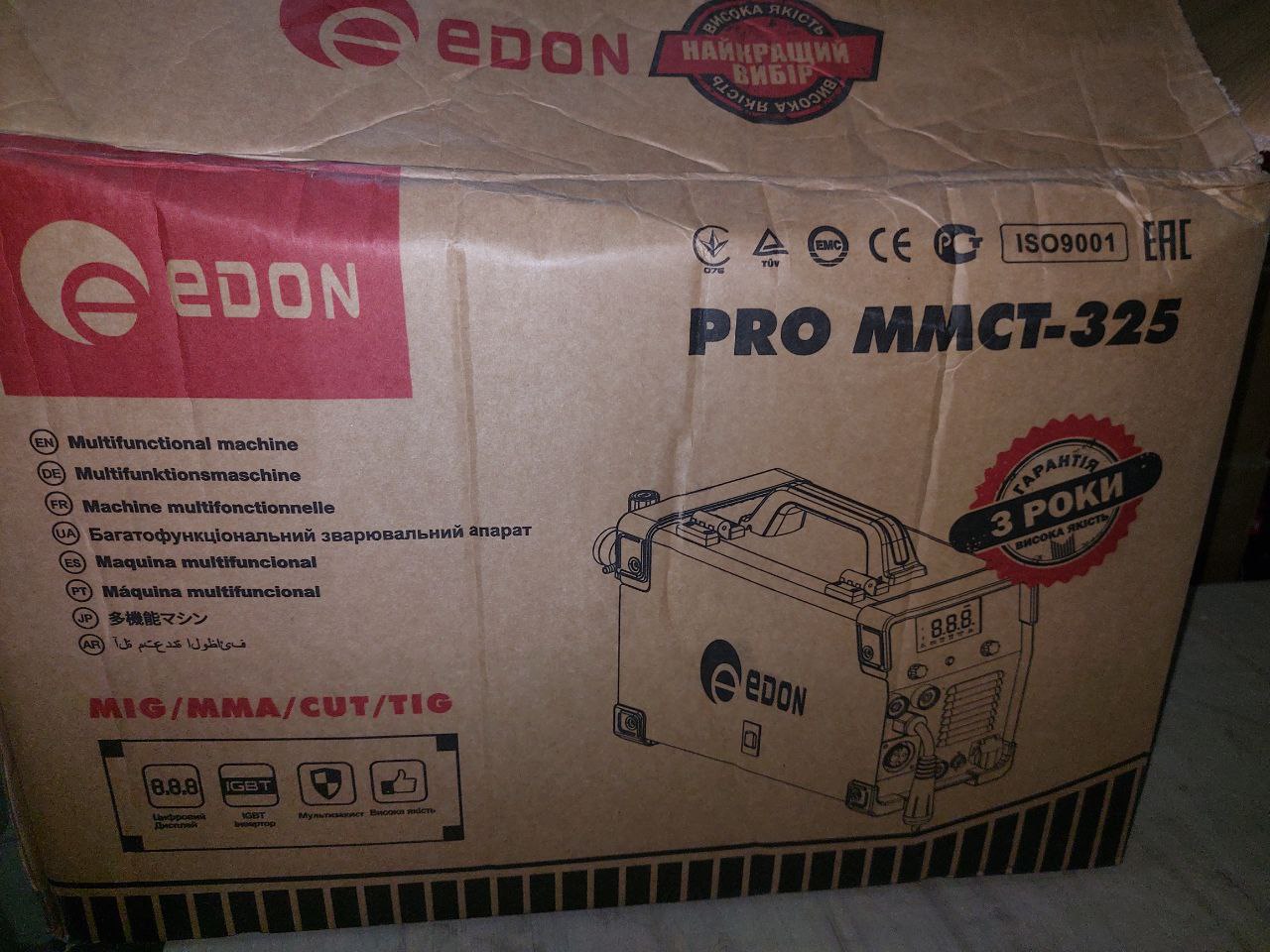 Багатофункціональний зварювальний інвертор Edon PRO MMCТ-325 - Зображення 5