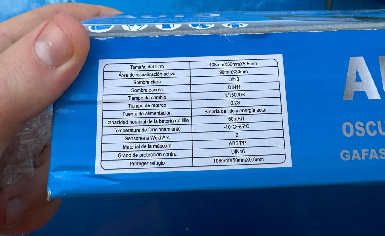 Зварювальні окуляри AUTO (іспания) - Зображення 3