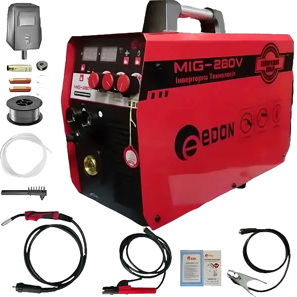 Інверторний зварювальний напівавтомат EDON MIG-280V
