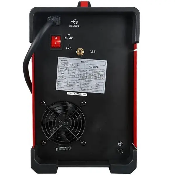 Інверторний зварювальний напівавтомат EDON MIG-315 - Зображення 5