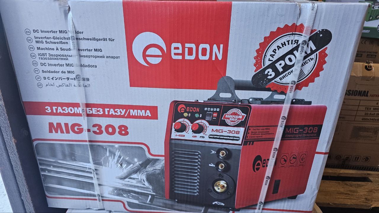 Інверторний зварювальний напівавтомат EDON MIG-308 - Зображення 6
