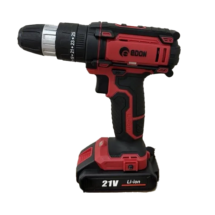 Акумуляторний безщітковий шуруповерт EDON ED-21PBL OL