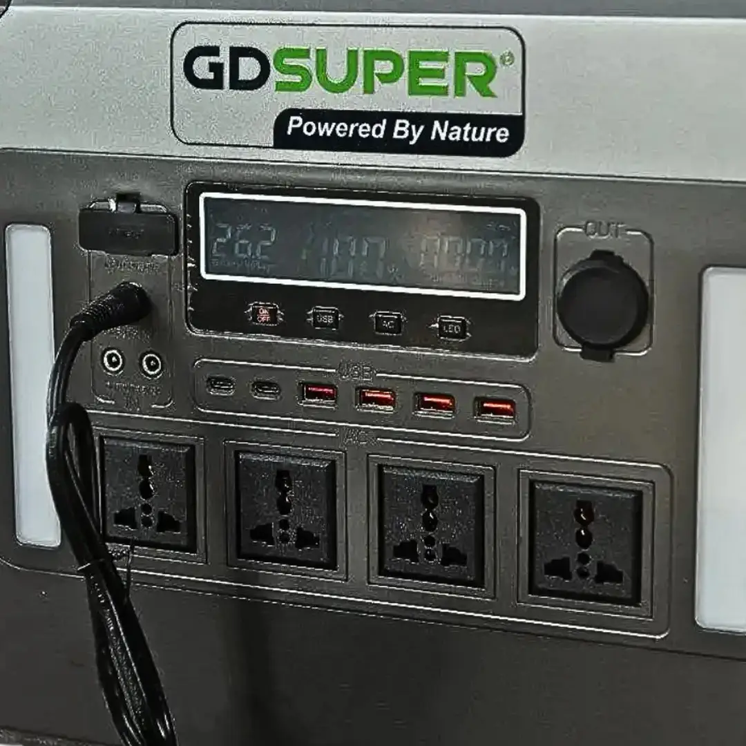 Портативна електростанція GDsuper GD-HL-3000W-24В - Зображення 3