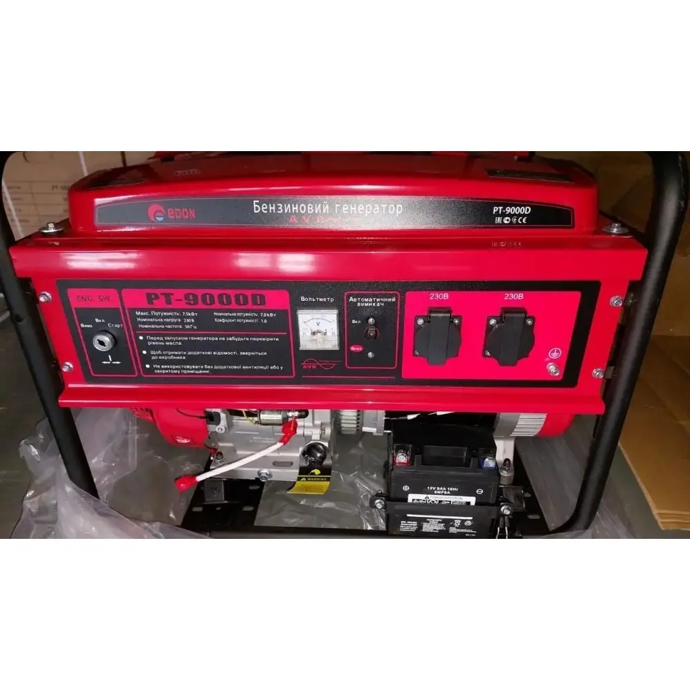 Генератор бензиновий EDON PT-9000D - Зображення 2