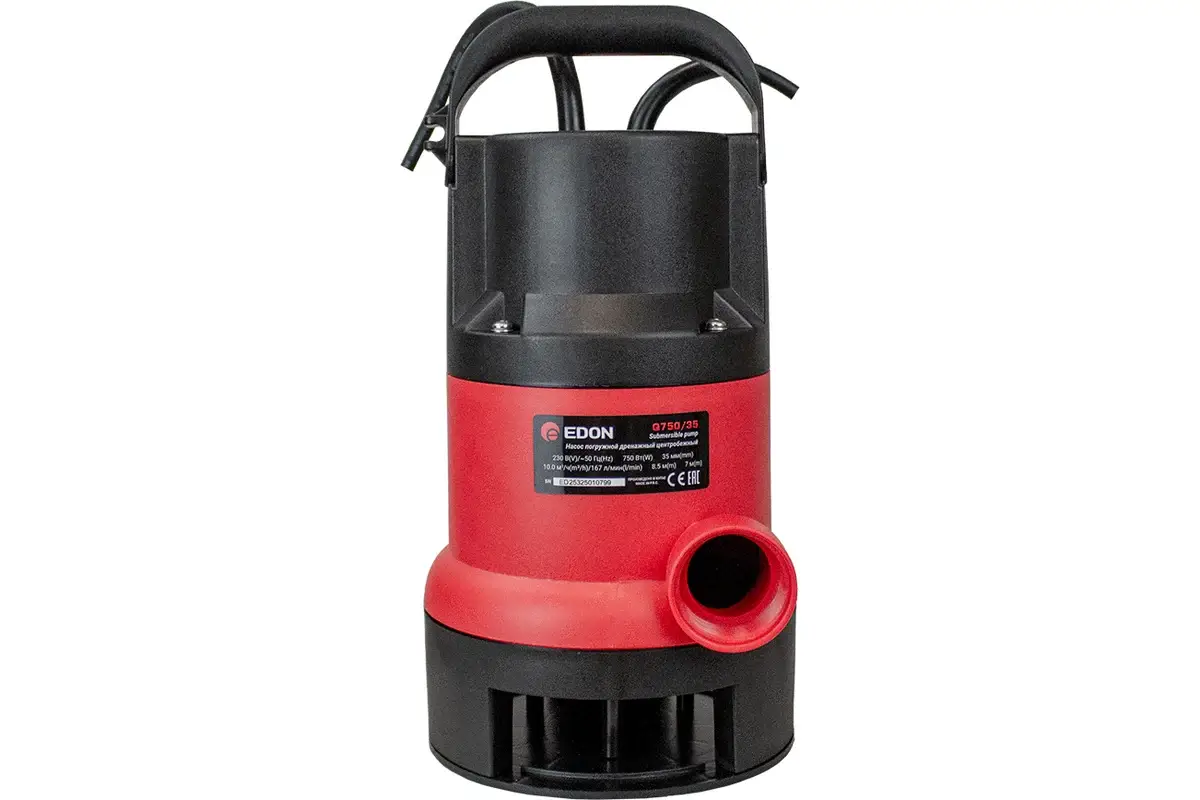 Дренажный насос EDON Q750/35 - Зображення 4