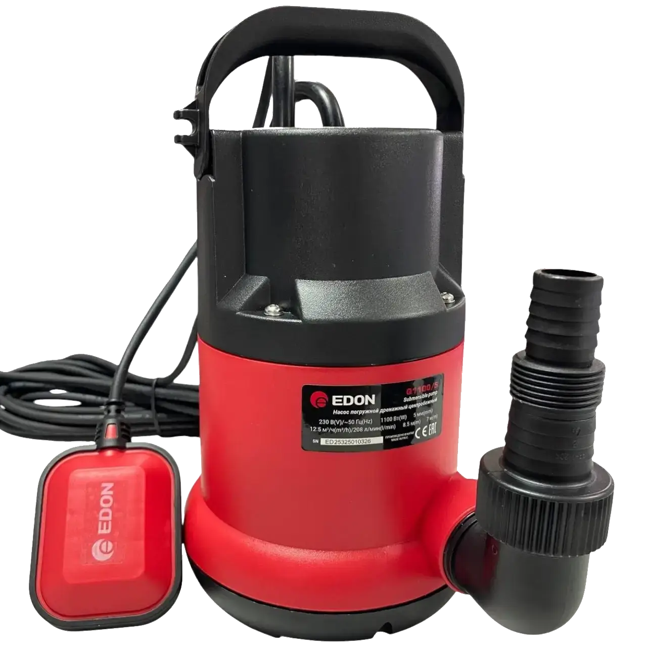 Дренажный насос EDON Q1100/5