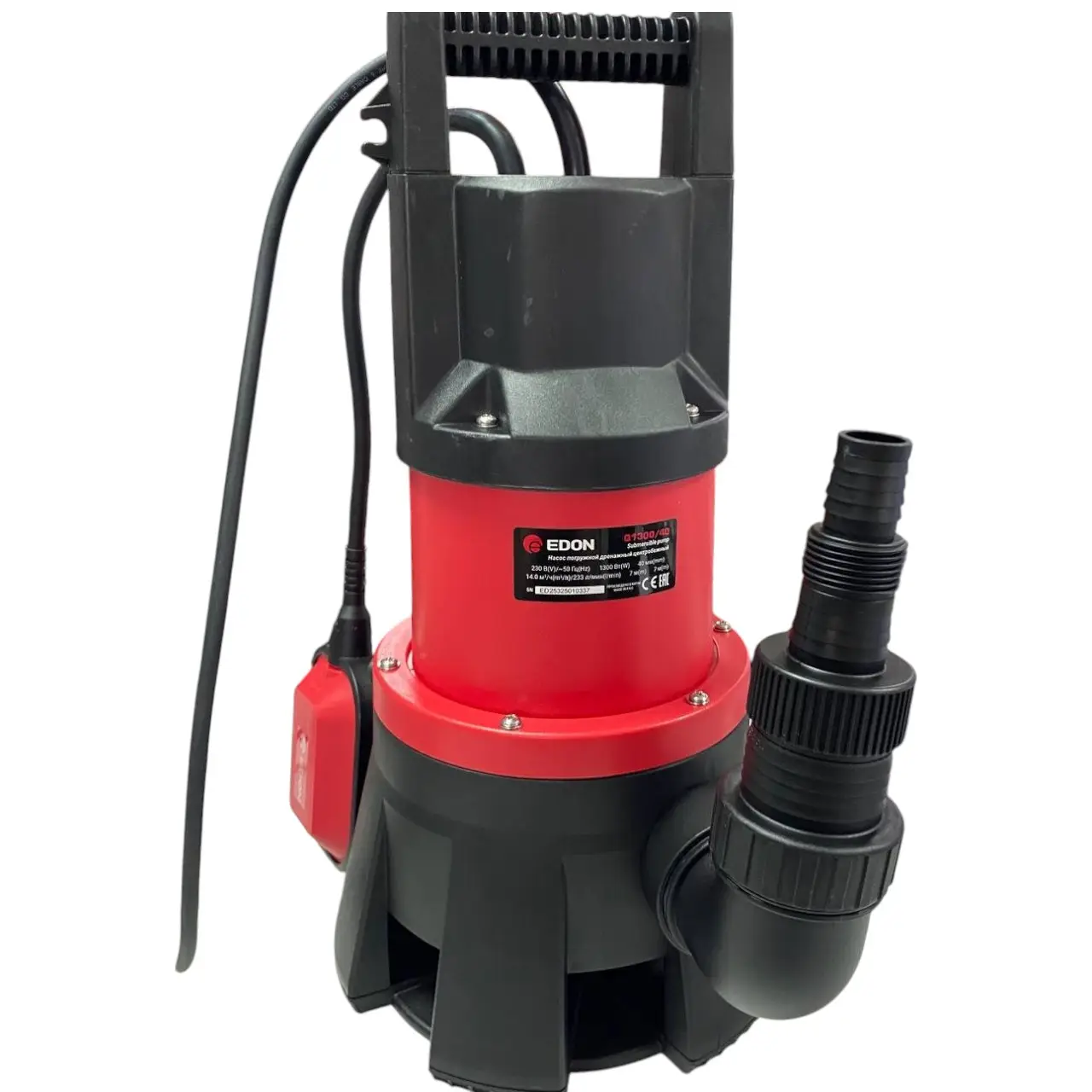 Дренажный насос EDON Q1300/40 - Зображення 4