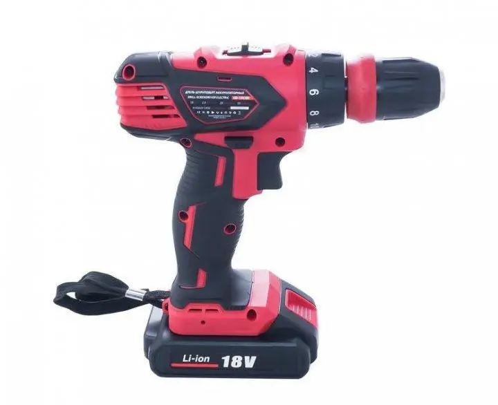 Дриль-шуруповерт акумуляторний з набором насадок Edon AD-18CUNK OL+ кейс (18 В, 2 шт АКБ) - Зображення 5