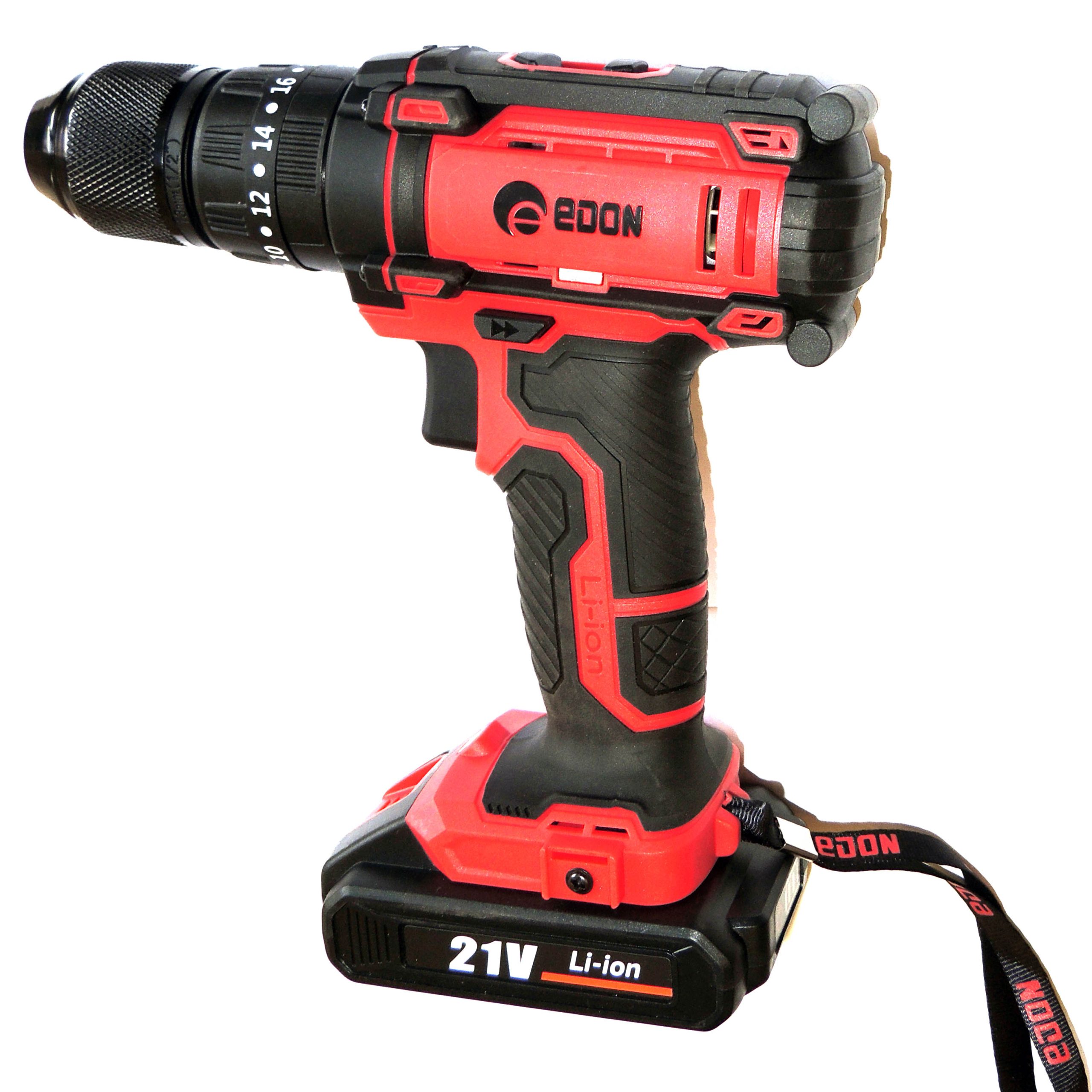 Акумуляторний ударний шуруповерт Edon AD-21AP, патрон 13мм - Зображення 5