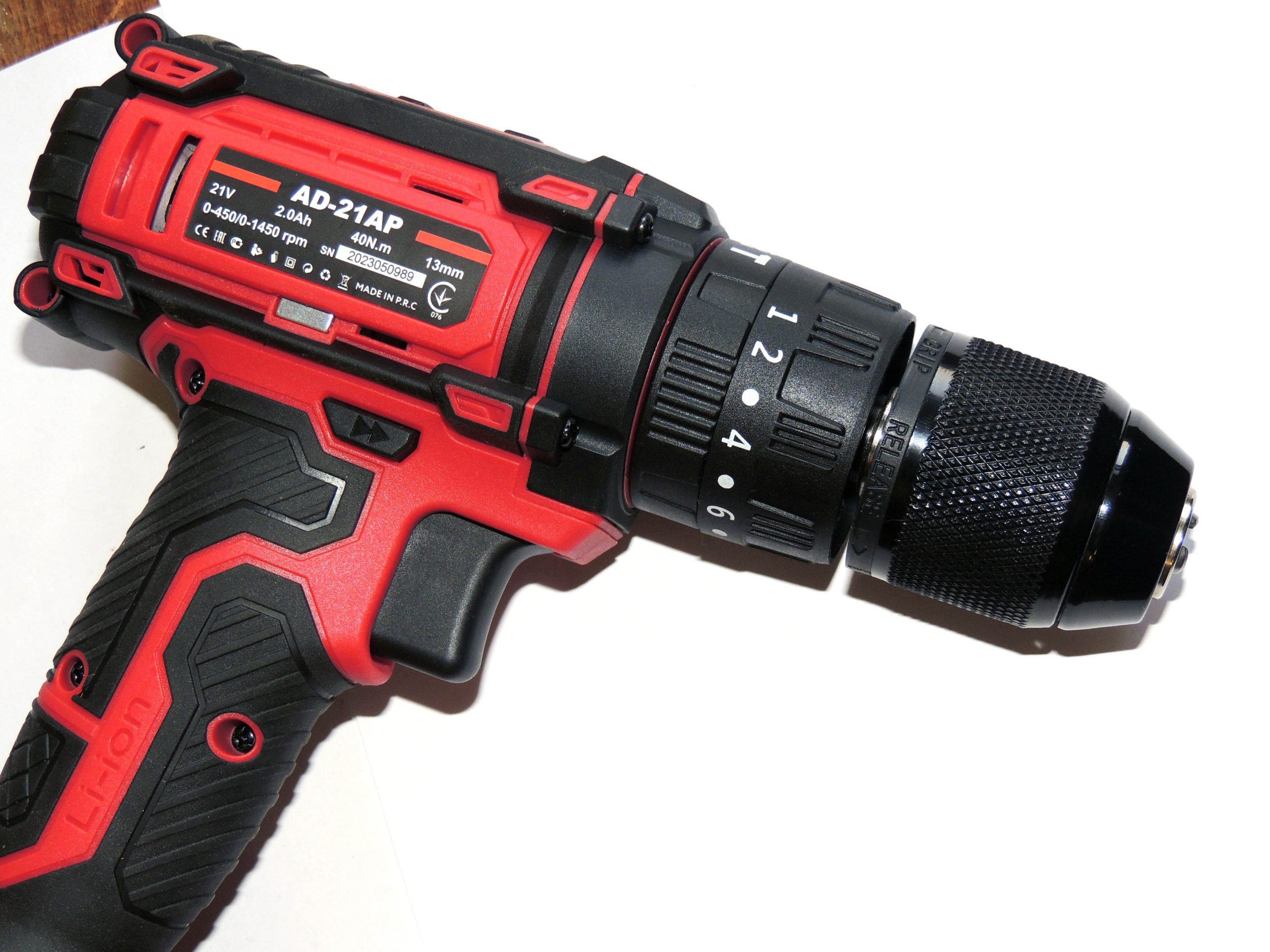Акумуляторний ударний шуруповерт Edon AD-21AP, патрон 13мм - Зображення 7