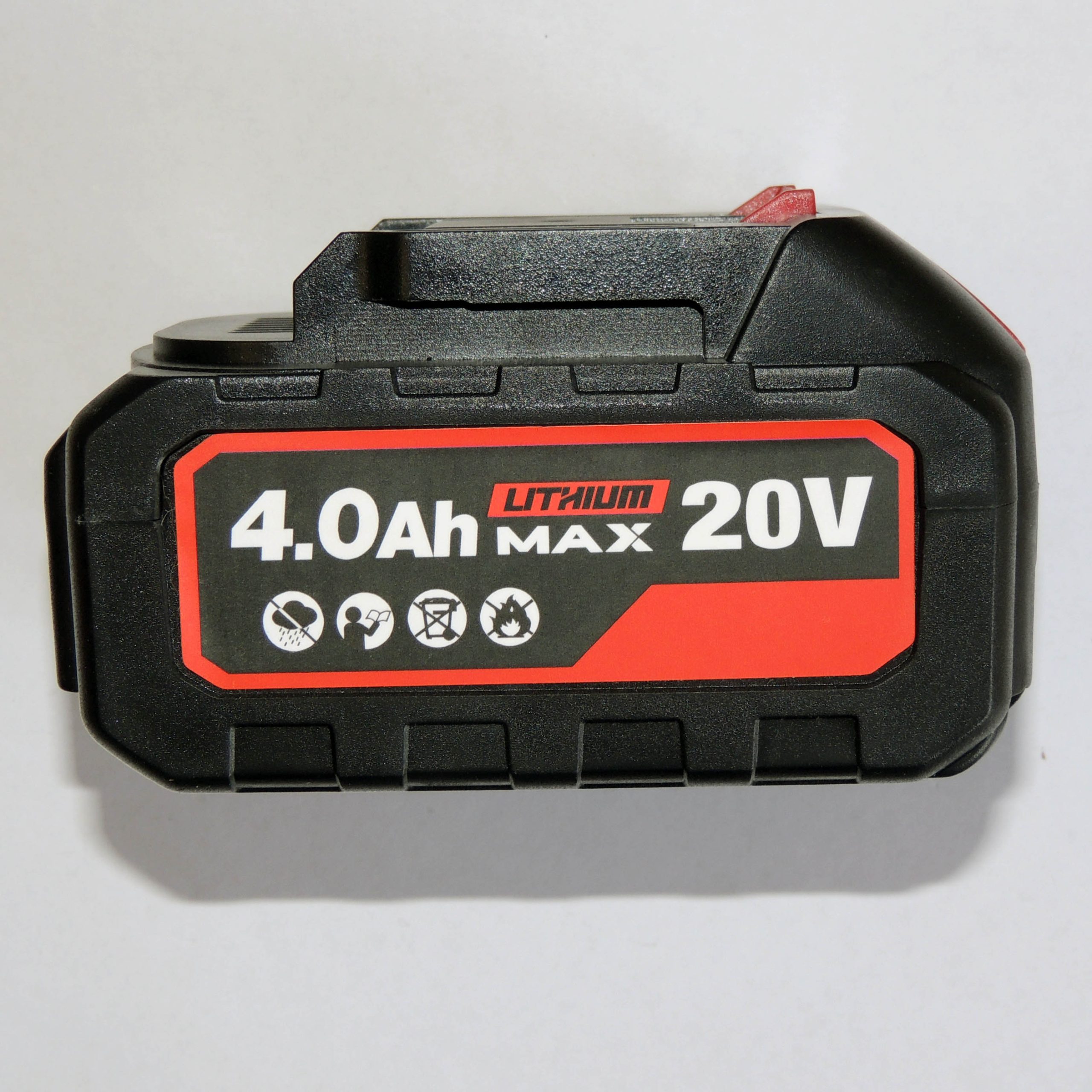 Аккумулятор на шуруповерт/гайковерт 4 Ач EDON 20V, OAG-20/125BL, OAW-20/200PBL, OAW-20/300PBL, OAW-20/500PBL, OCS-20/125BL, OLD-20PBL, ORH-20BL - Зображення 4
