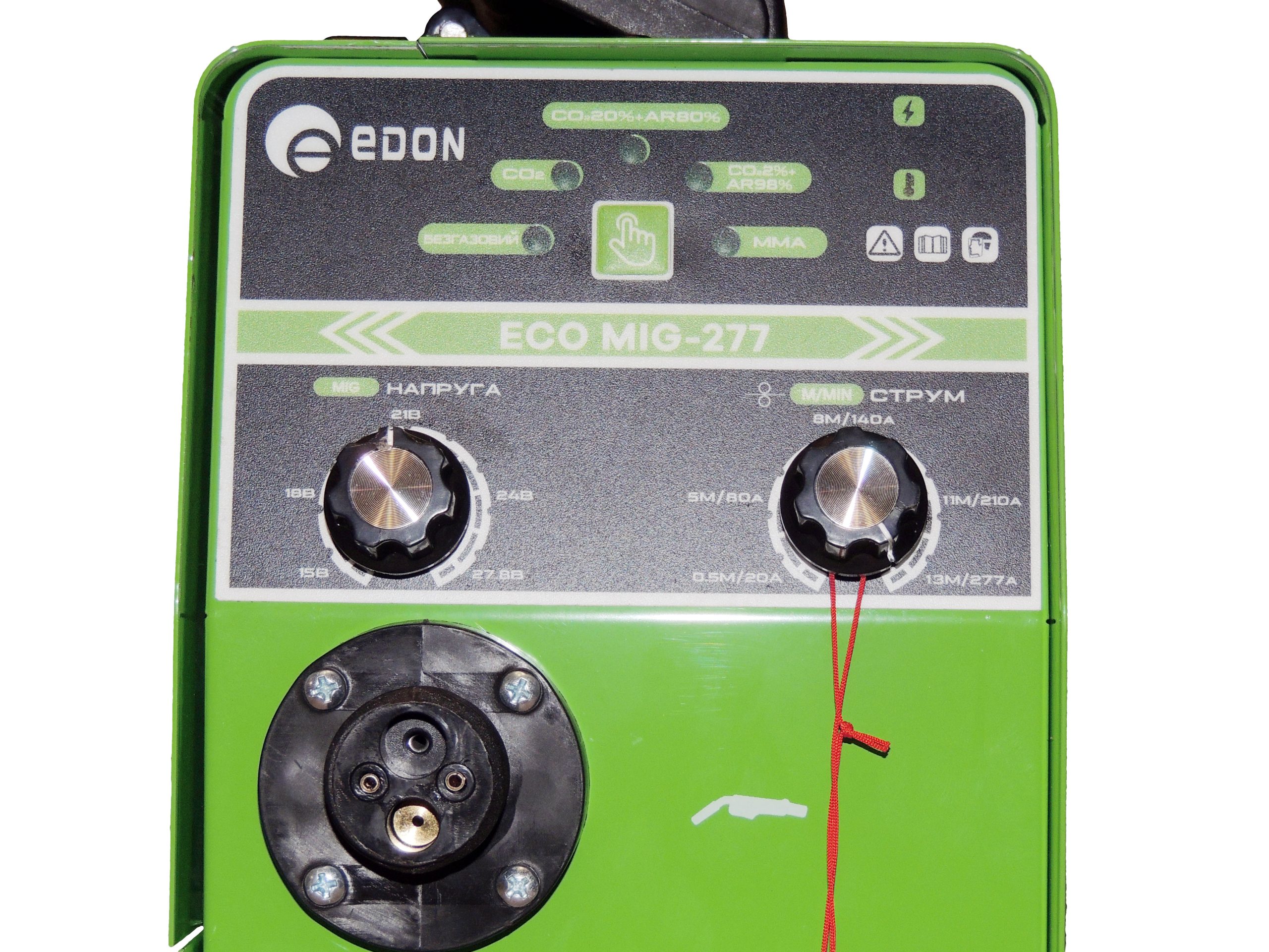 Інверторний зварювальний напівавтомат EDON ECO MIG 277 - Зображення 5