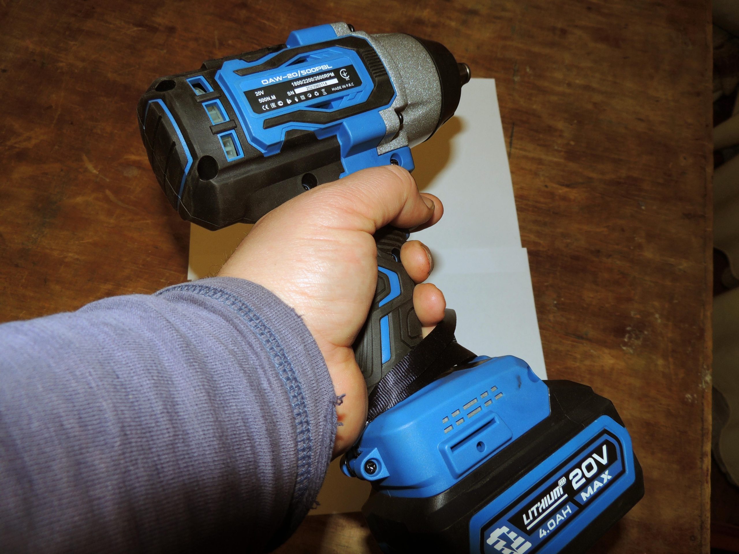 Акумуляторний гайковерт REDBO OAW-20/500PBL - Зображення 3