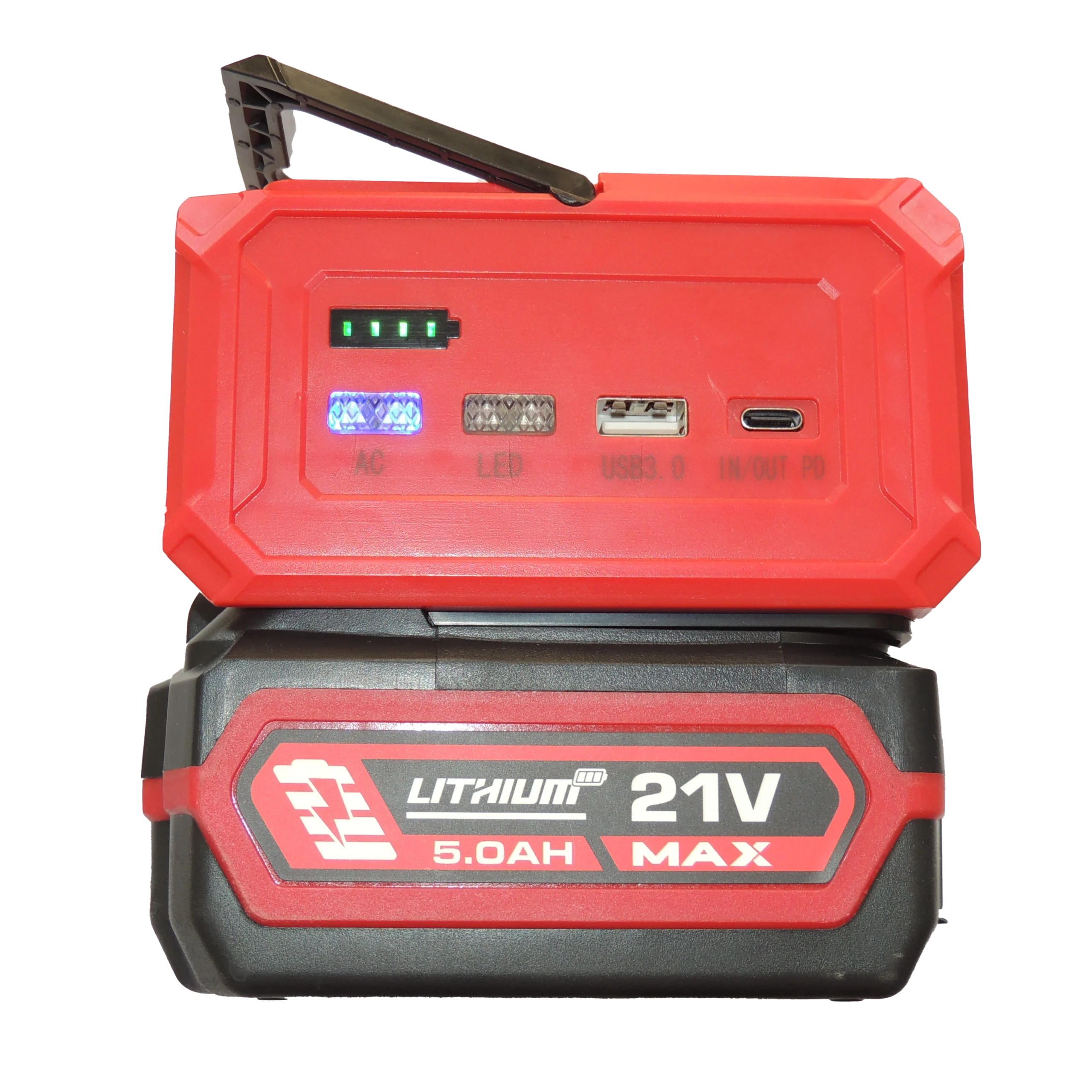 Инвертор напряжения аккумуляторный Edon ED-NB21/150 (на аккумуляторах Makita LXT) - Зображення 4