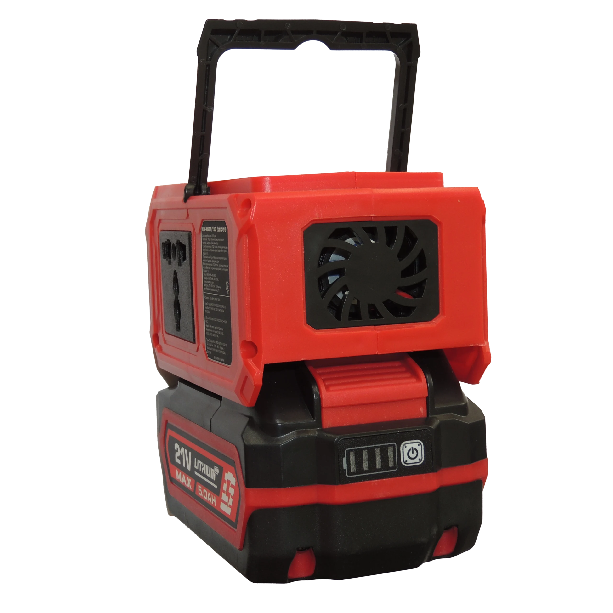 Инвертор напряжения аккумуляторный Edon ED-NB21/150 (на аккумуляторах Makita LXT) - Зображення 6