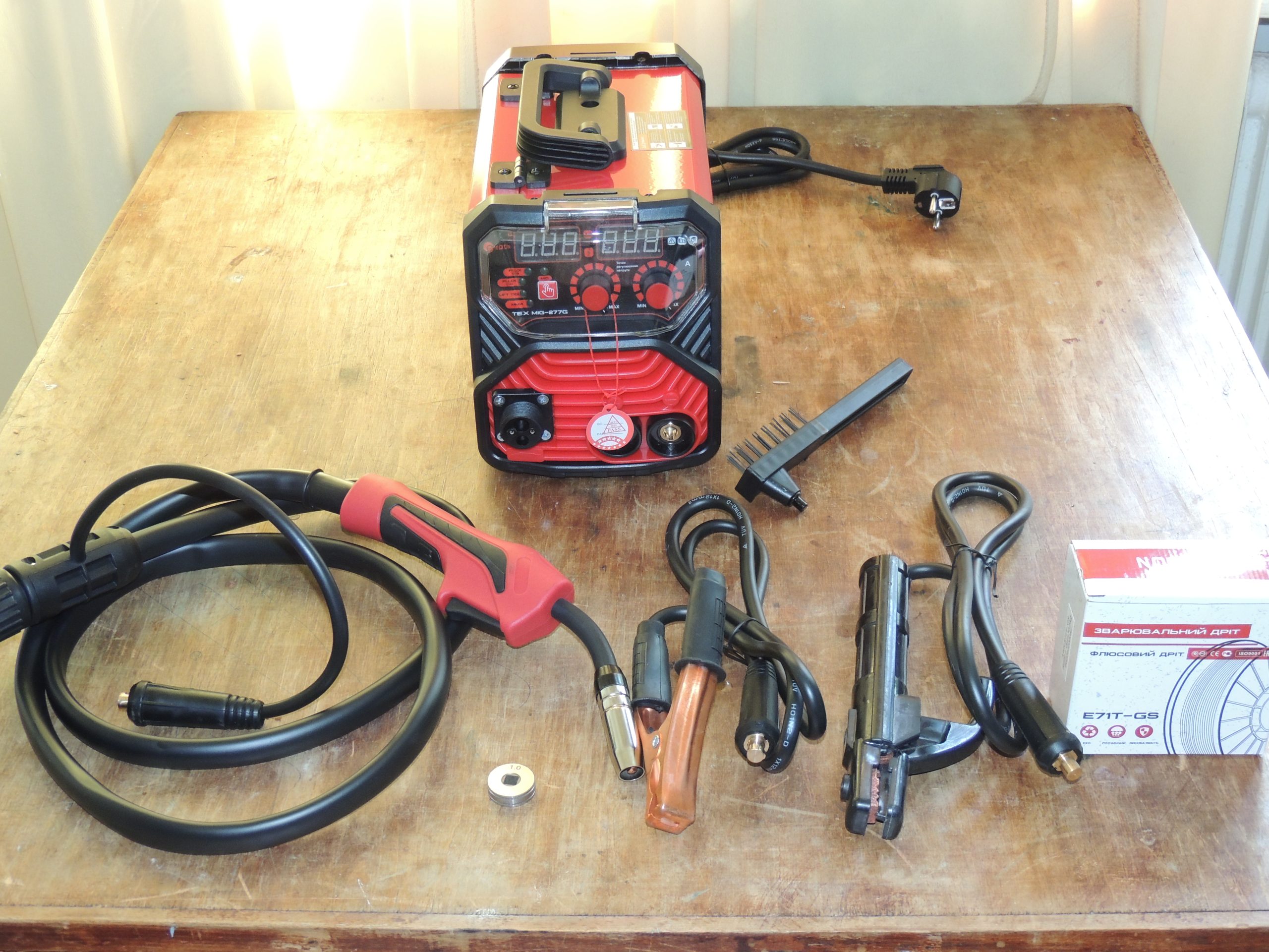 Інверторний зварювальний напівавтомат EDON TEX MIG-277G (газ/флюс) - Зображення 7