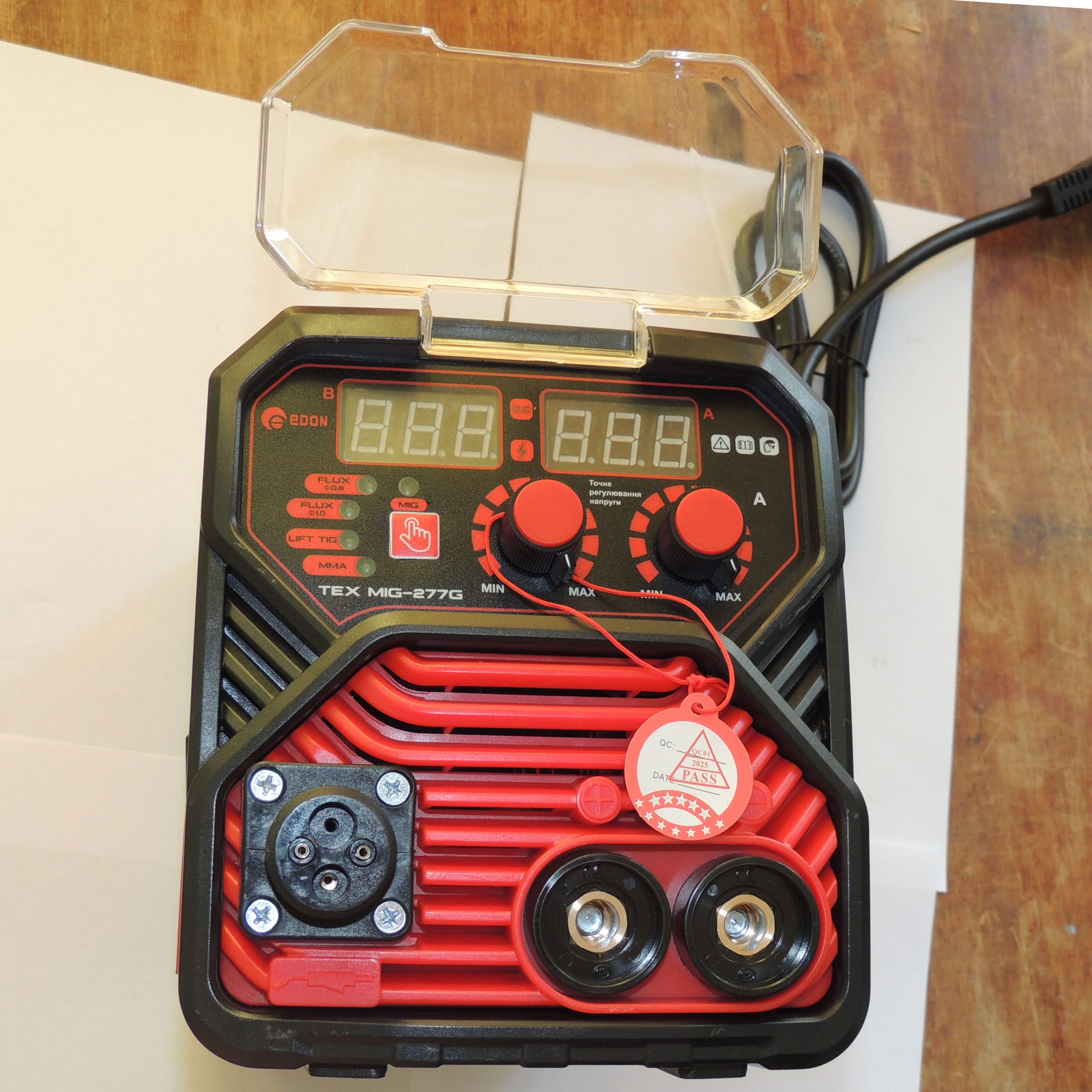 Інверторний зварювальний напівавтомат EDON TEX MIG-277G (газ/флюс) - Зображення 2