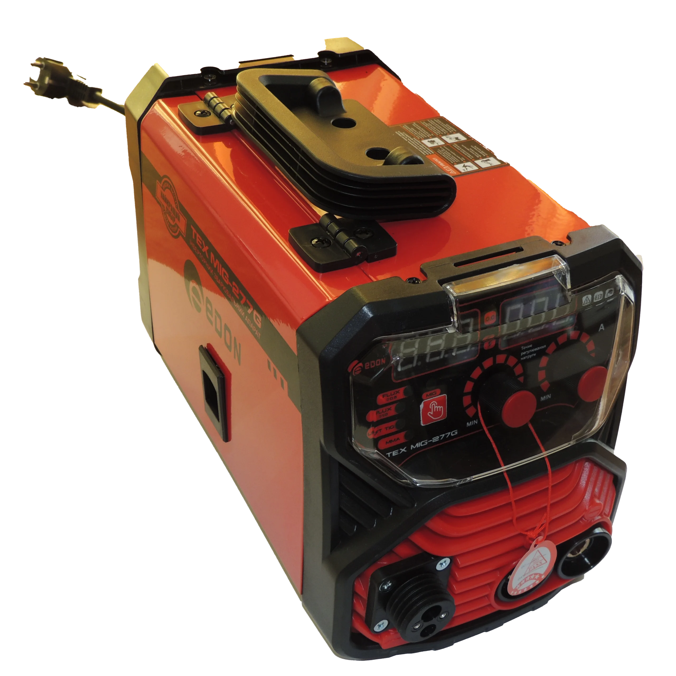 Інверторний зварювальний напівавтомат EDON TEX MIG-277G (газ/флюс) - Зображення 3