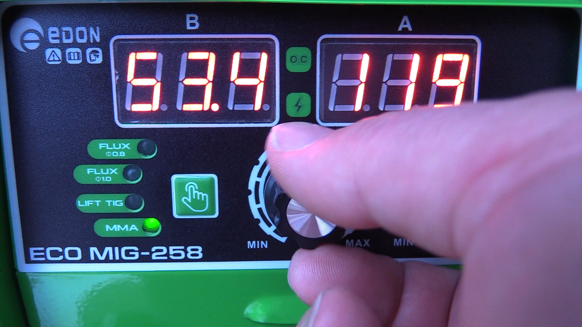 Інверторний зварювальний напівавтомат EDON ECO MIG 258 без газу - Зображення 6