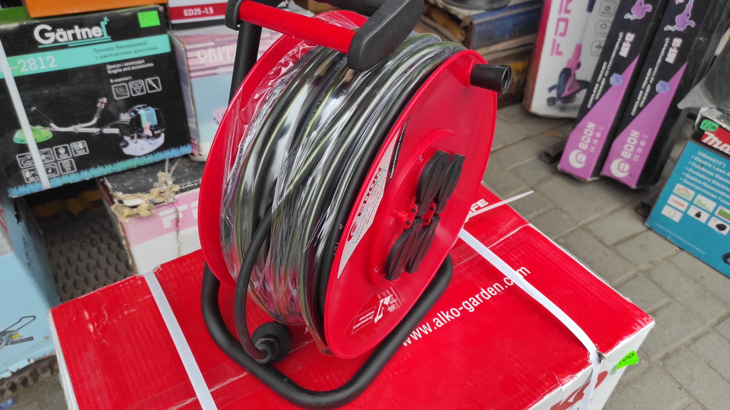 Подовжувач на котушці Edon ED25-1,5 ED50-1,5 (Переноска) 25м, 50м - Зображення 6