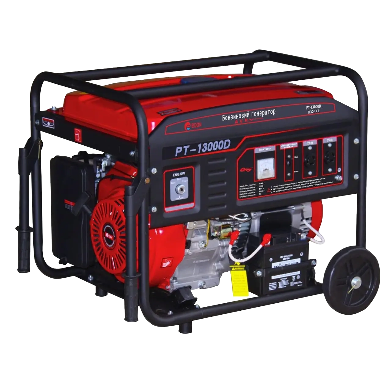 Бензиновий генератор EDON PT-13000D