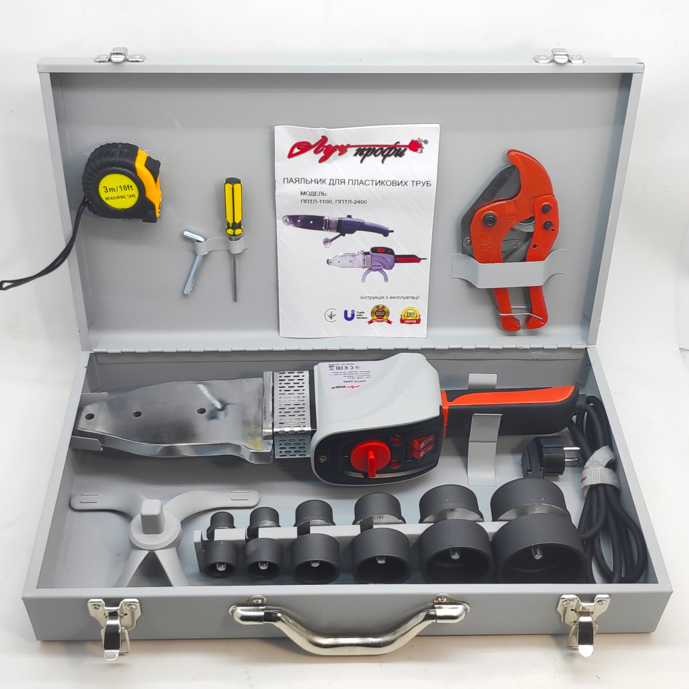Паяльник для пластикових труб Луч-Профі ППТЛ-1100 - Зображення 2
