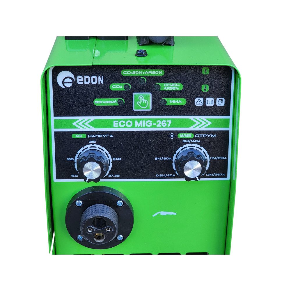 Інверторний зварювальний напівавтомат EDON ECO MIG 267 - Зображення 6