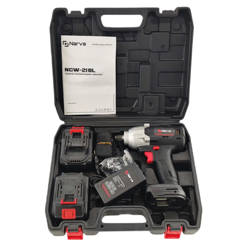 Акумуляторний гайковерт з ударом  NARVA NCW-21BL - Зображення 3