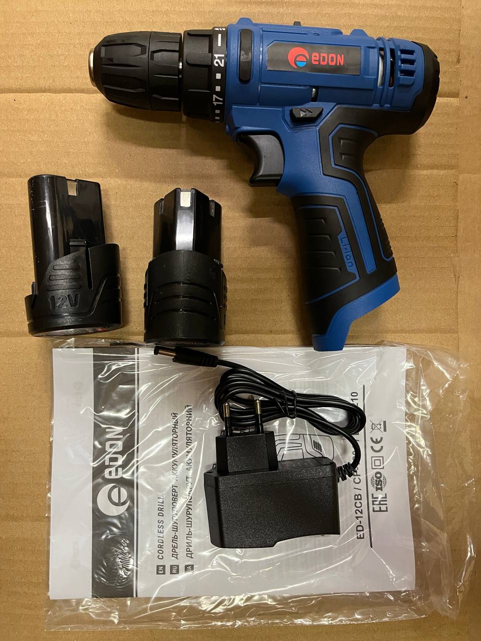 Акумуляторний шуруповерт Edon CF-1201 - Зображення 13