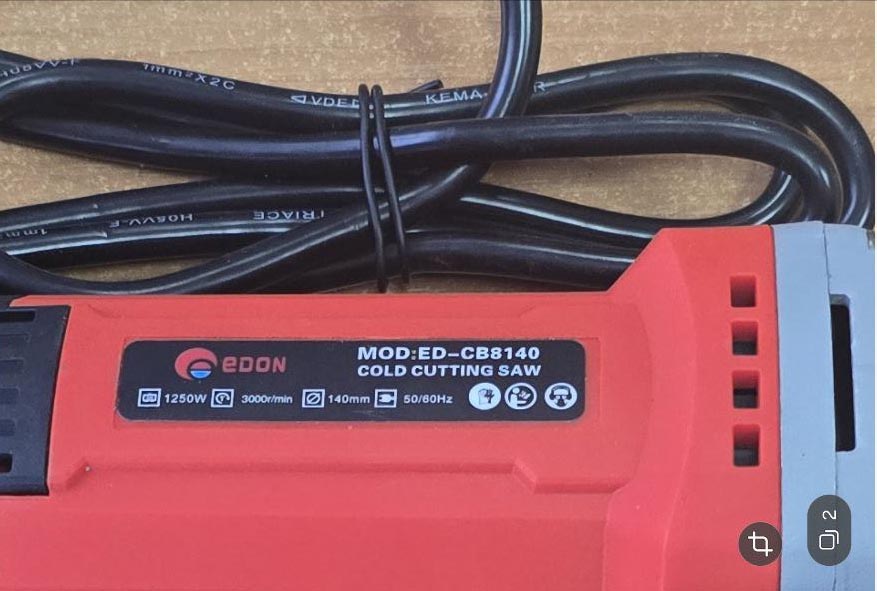 Арматуроріз Edon ED-CB8140 - Зображення 2