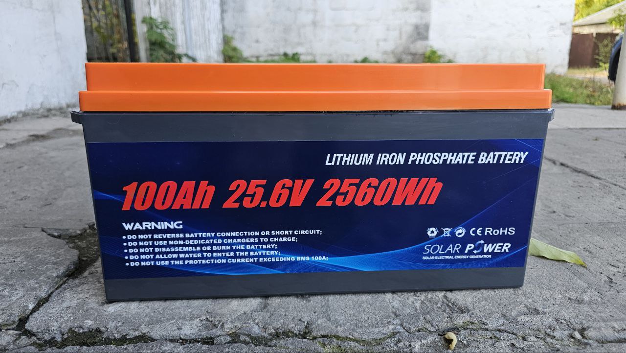 Аккумулятор LiFePO₄ REDBO-QGL-B-C 25.6V 100Ah - Зображення 3