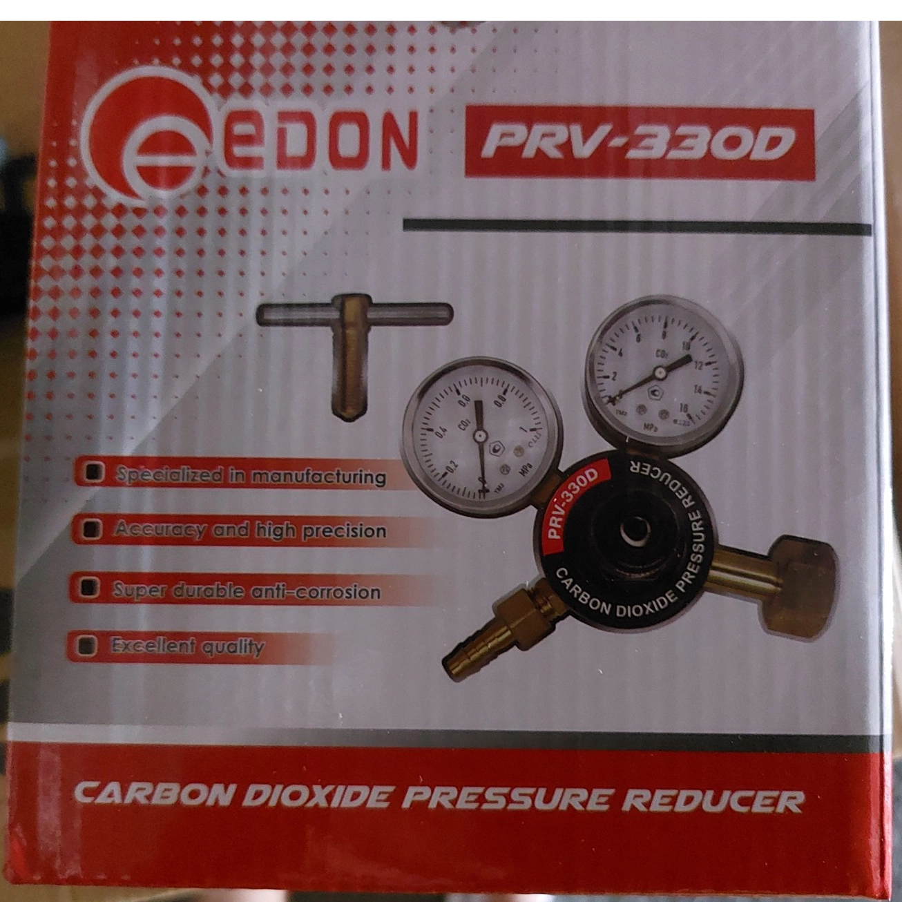 Газовий редуктор Edon PRV-330D - Зображення 2