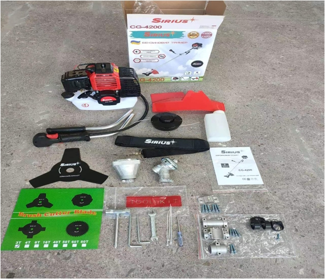 Тример бензиновий  SIRIUS CG-4200 - Зображення 2