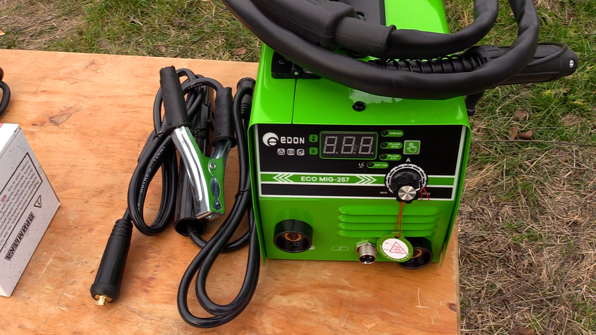 Інверторний зварювальний напівавтомат EDON ECO MIG 257 NEW без газу - Зображення 9