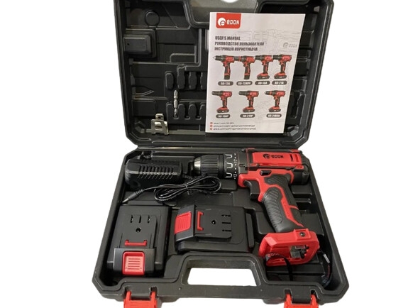 Акумуляторний шуруповерт Edon AD-21A - Зображення 2