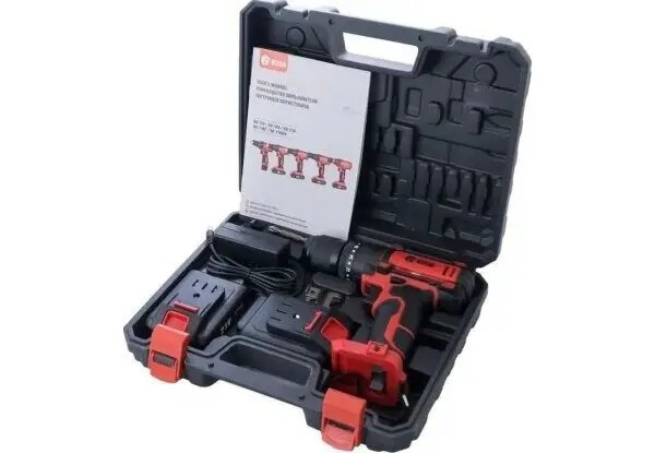 Акумуляторний ударний шуруповерт Edon AD-21AP, патрон 13мм - Зображення 4