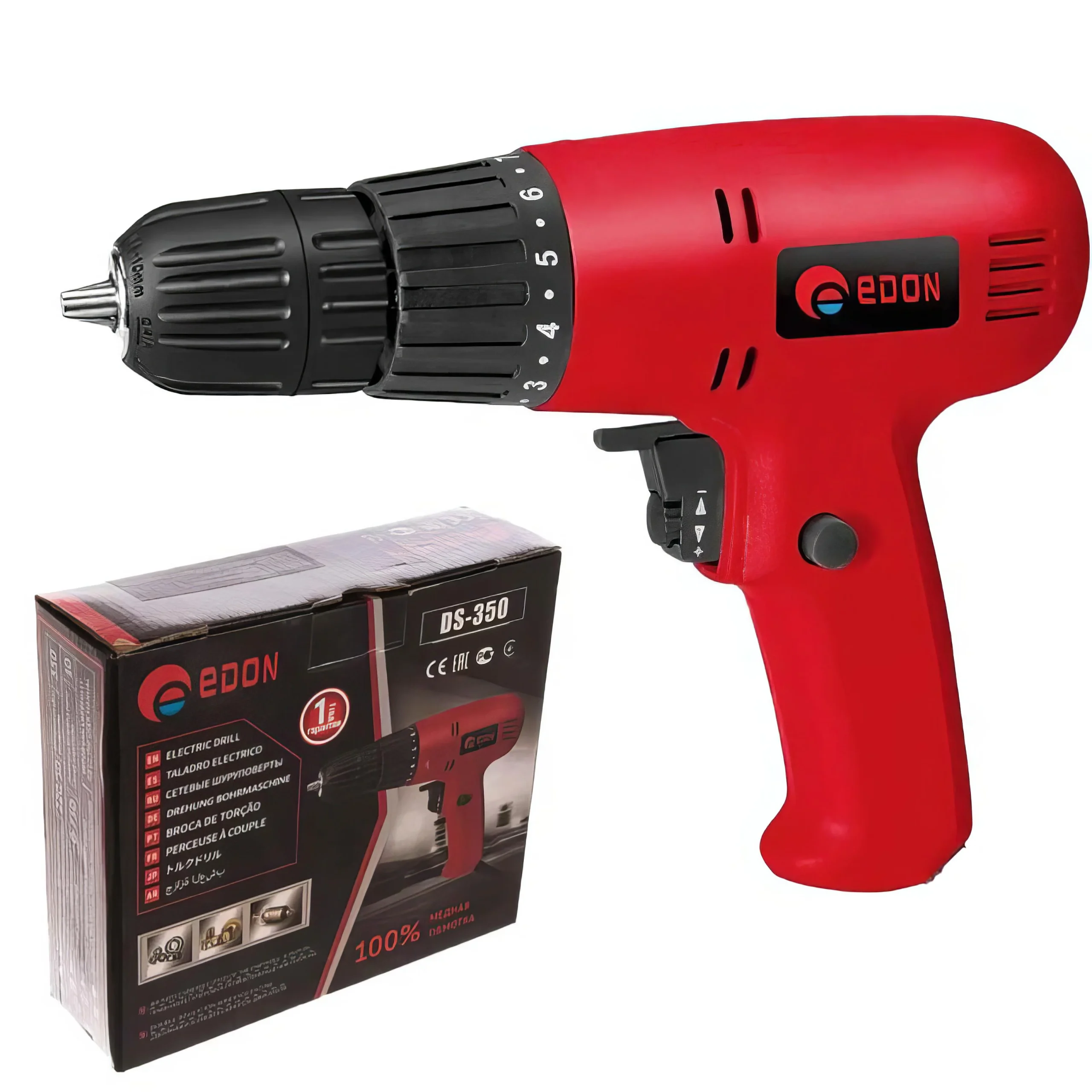 Сетевой шуруповерт EDON DS-350 - Зображення 4