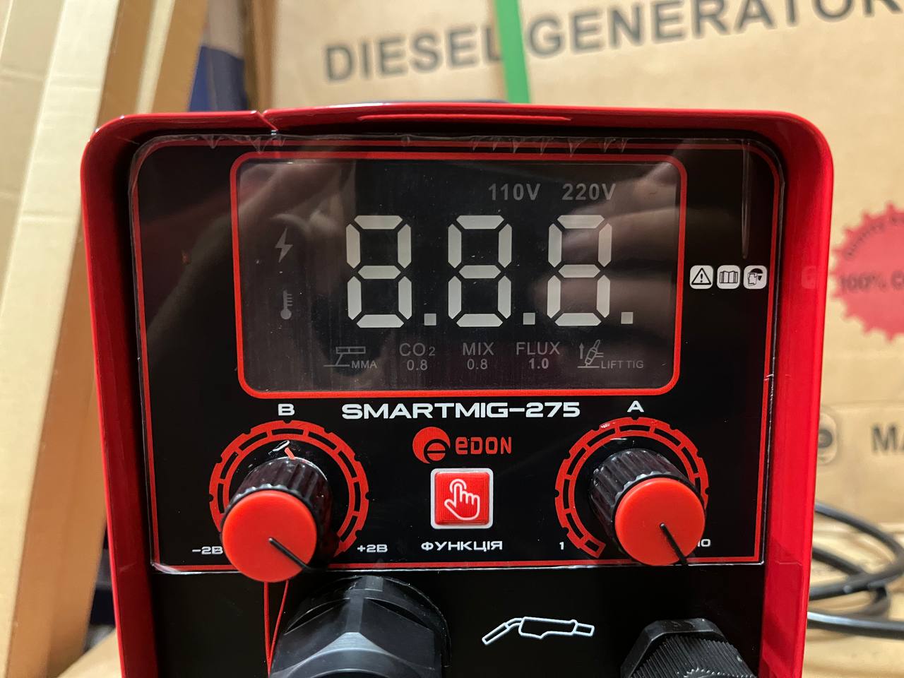 Інверторний зварювальний напівавтомат EDON SmartMIG-275 - Зображення 4