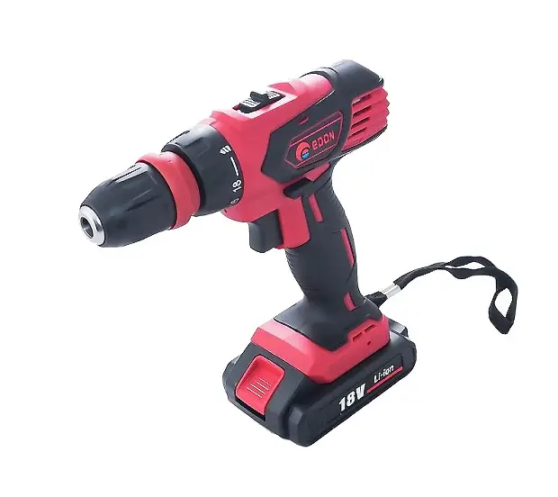 Дриль-шуруповерт акумуляторний з набором насадок Edon AD-18CUNK OL+ кейс (18 В, 2 шт АКБ) - Зображення 3