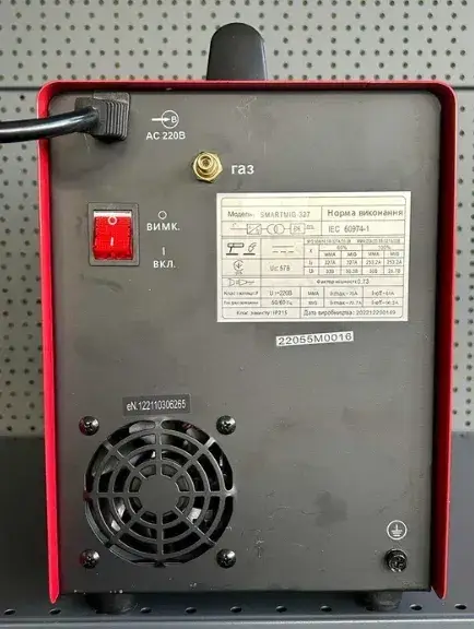 Інверторний зварювальний напівавтомат EDON SmartMIG-327 - Зображення 6