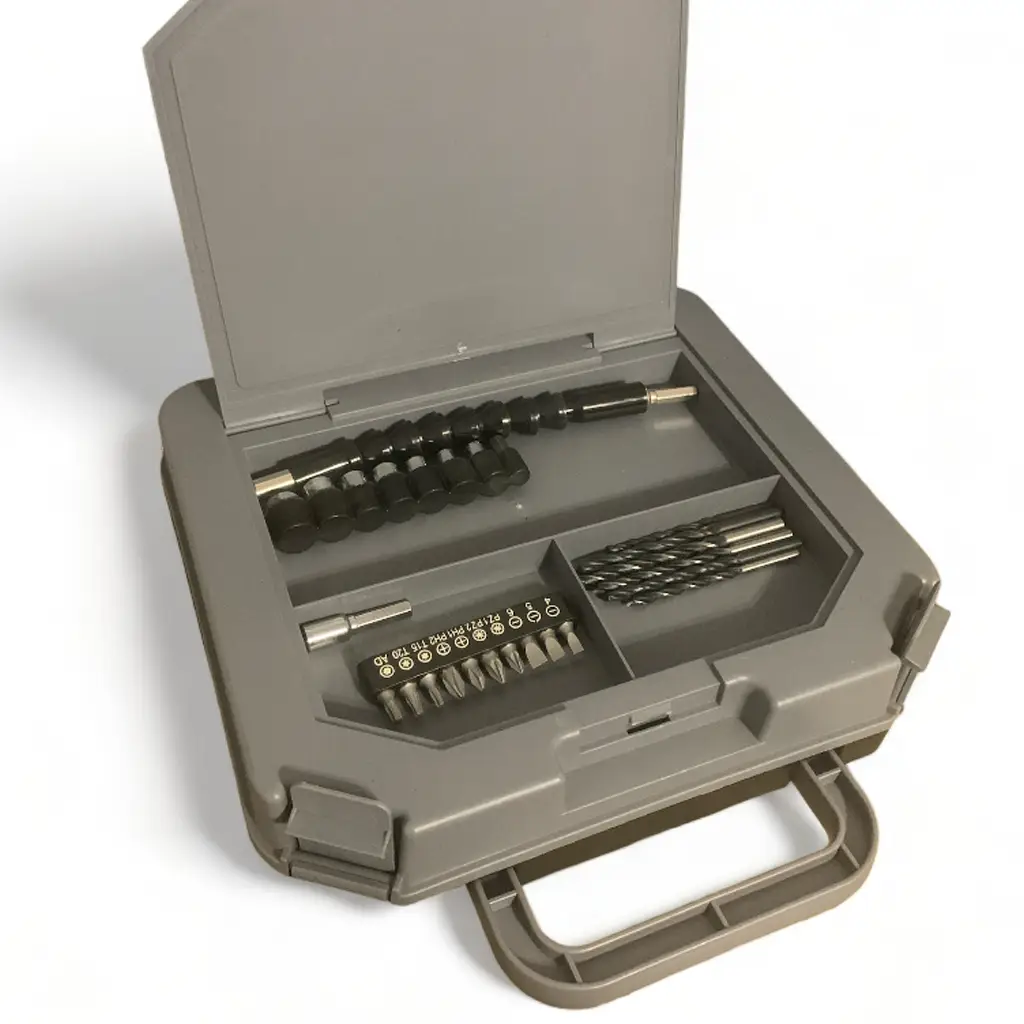 Дриль-шуруповерт акумуляторний з набором насадок Edon AD-21CPK OL+ кейс (21 В, 2 шт АКБ) - Зображення 5