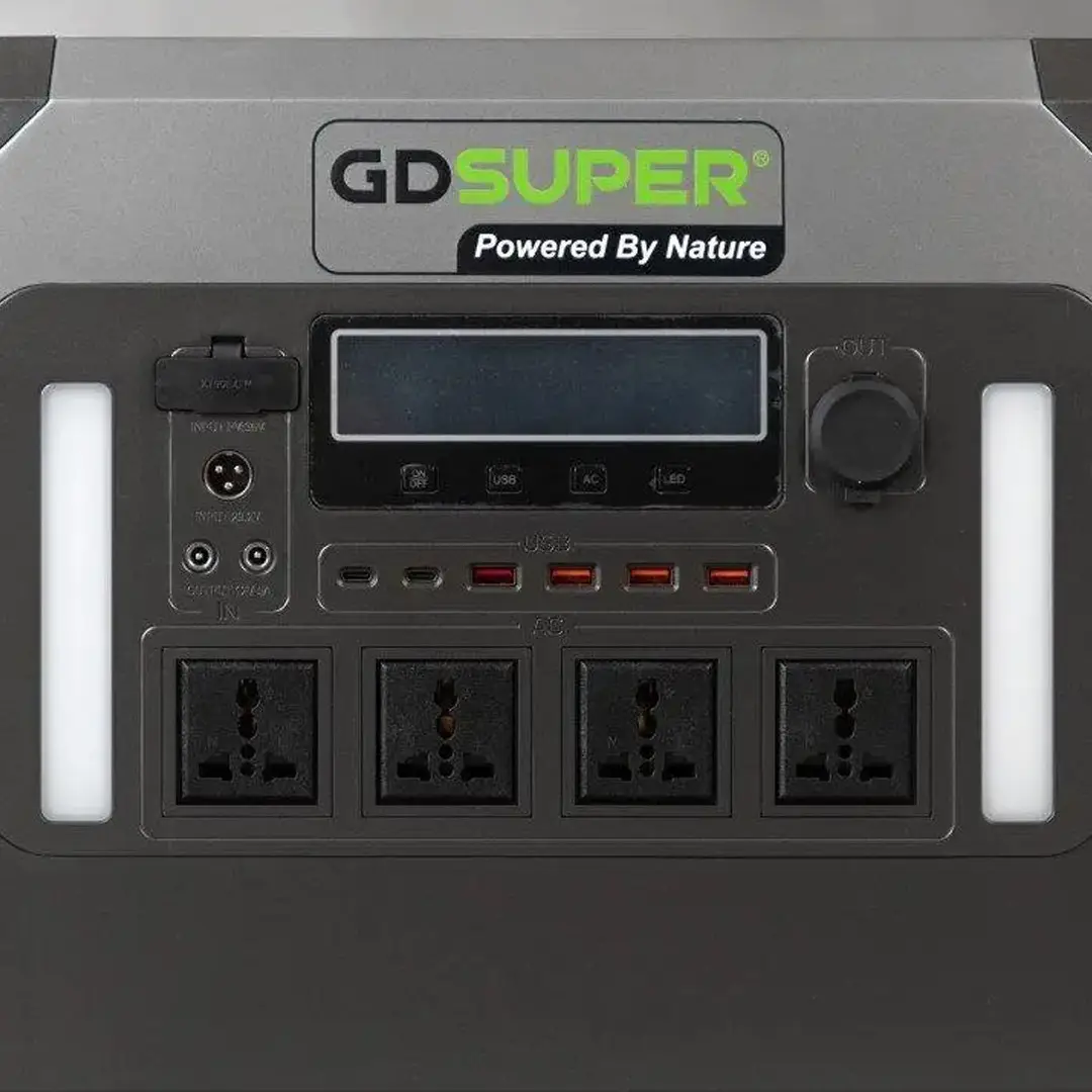 Портативна електростанція GDsuper GD-HL-2000W-24В - Зображення 3