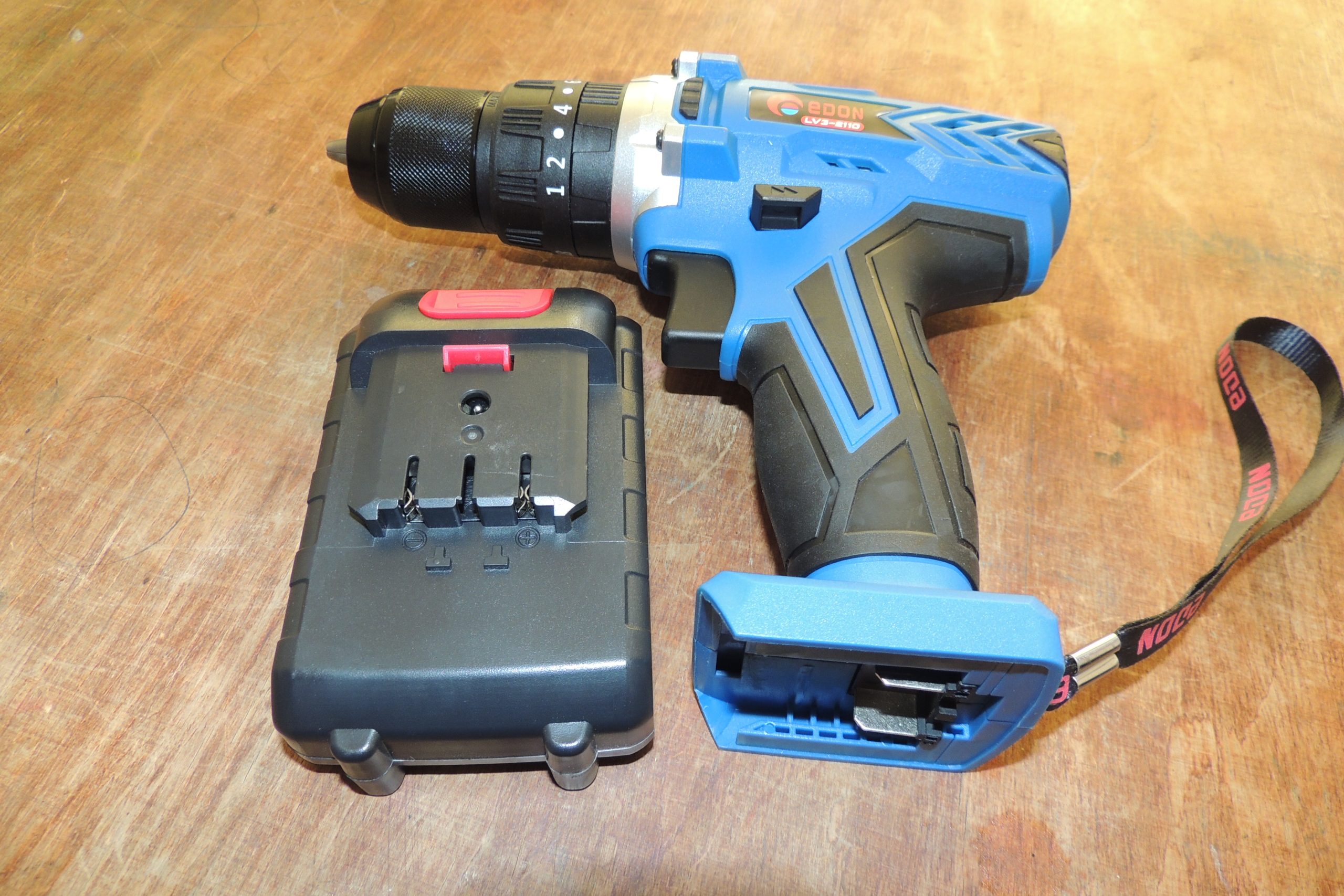 Акумуляторний шуруповерт Edon LV3-2110 - Зображення 6